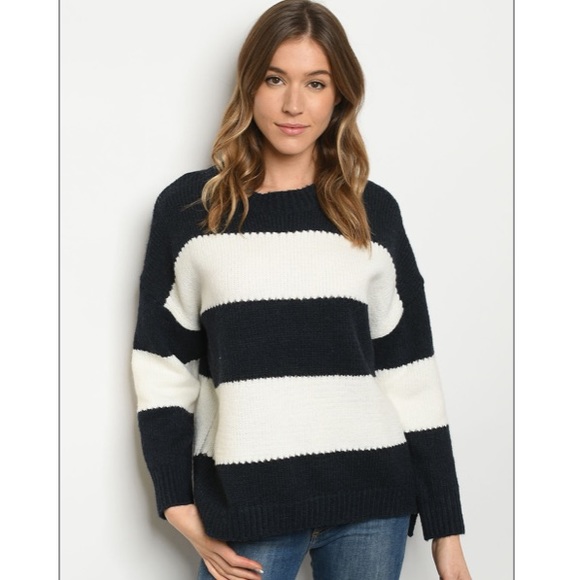 22 DECEMBER Sweaters - 🌿 NAVY IVORY SWEATER🌿